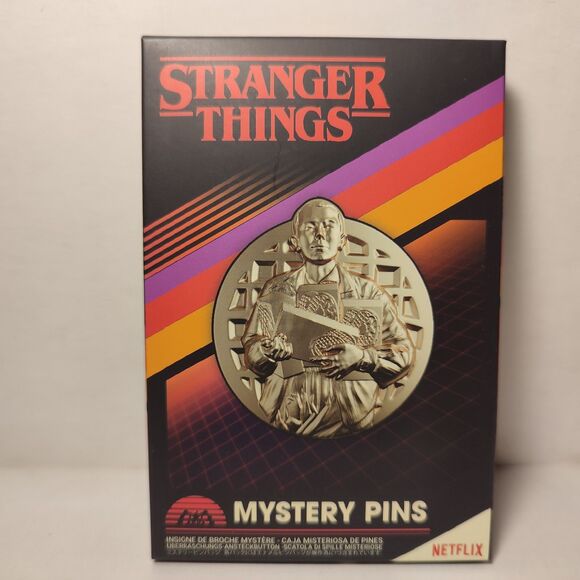 Stranger Things Mystery Pins Series Full Set Of 12 Official Netflix Badges - Picture 2 of 3